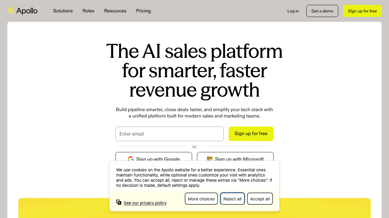 Apollo.io — the all-in-one AI sales platform