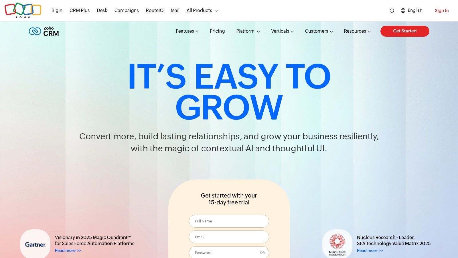 Zoho CRM