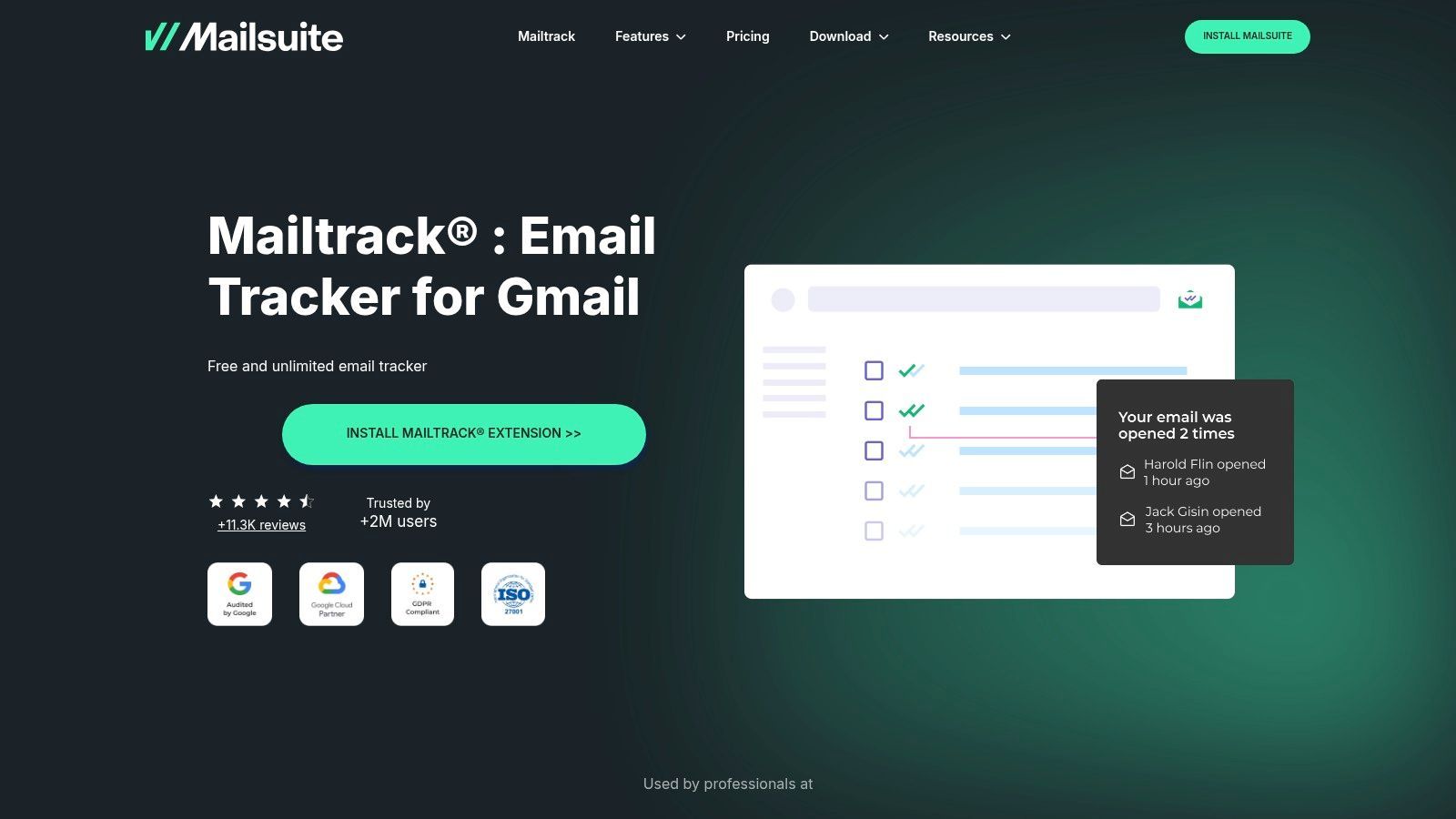 Mailtrack by Mailsuite – Email Tracker for Gmail