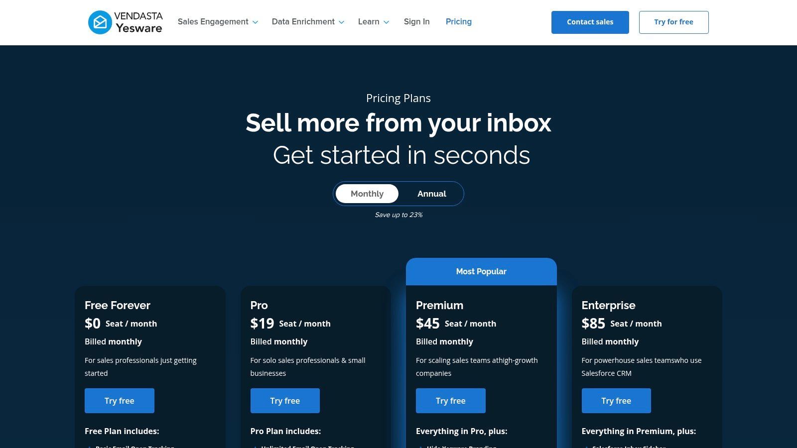 Yesware (Gmail)