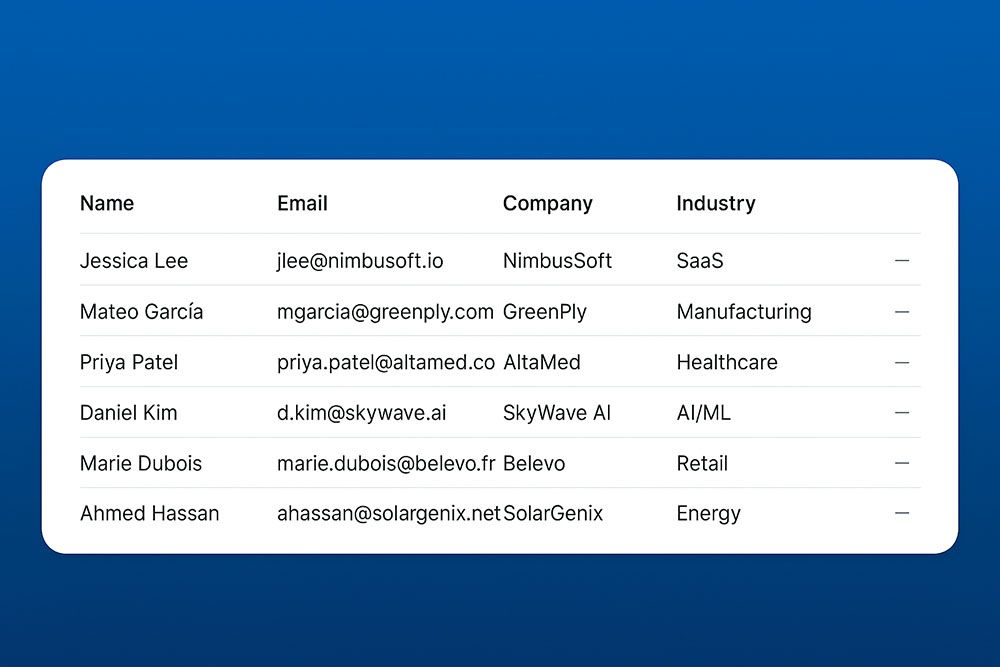Create your CSV data in the correct format